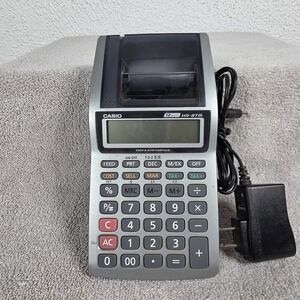 Casio Printing Calculator HR-8TM Tax & Exchange‎ 12 Digit Large Display
